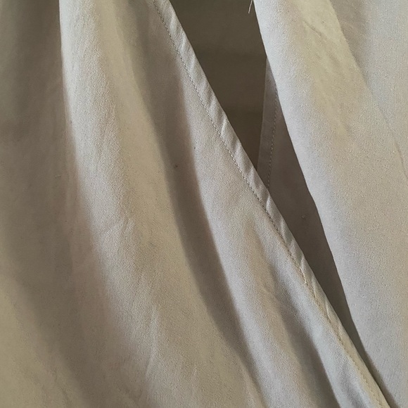 HELMUT LANG SOFT GRAY FAUX WRAP TWIST TOP Medium - Picture 8 of 11